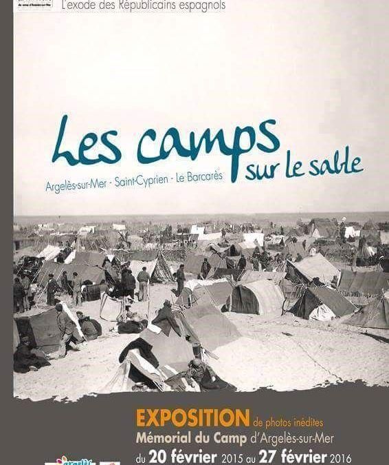 EXPOSICIÓN: Les camps sur le sable