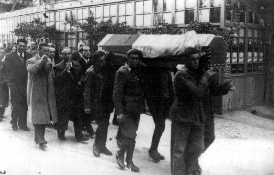 Antonio Machado, Collioure, 22 de febrero de 1939. El crimen se cometió en España