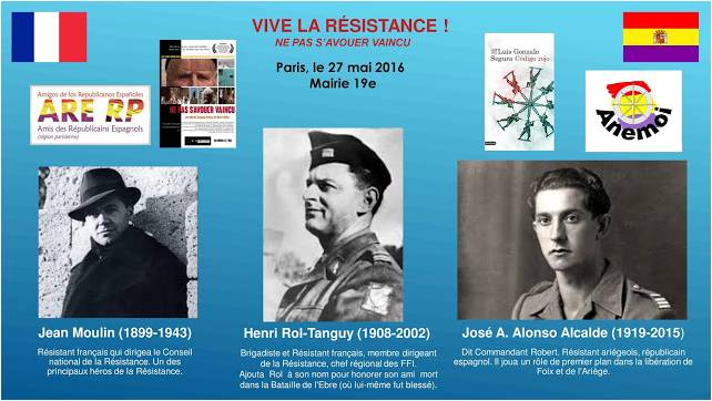 27 de mayo de 2016 : Jornada Nacional de la Resistencia en la Place Armand-Carrel de París