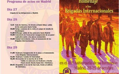 Homenaje a las Brigadas Internacionales