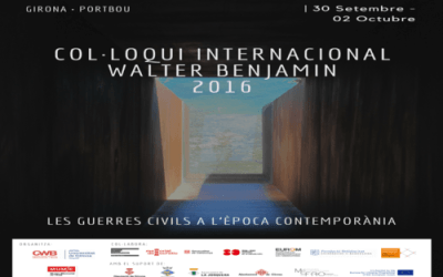 Coloquio Internacional Walter Benjamin, 2016