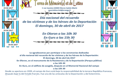 Día Nacional de recuerdo de las víctimas y de los héroes de la Deportación