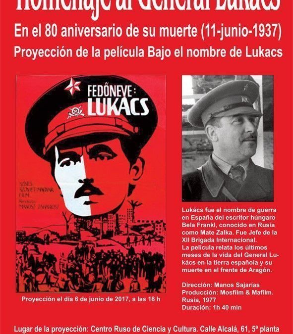 Homenaje al general Lukacs