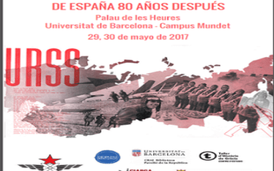I JORNADAS. LA PARTICIPACIÓN SOVIÉTICA EN LA GUERRA DE ESPAÑA 80 AÑOS DESPUÉS