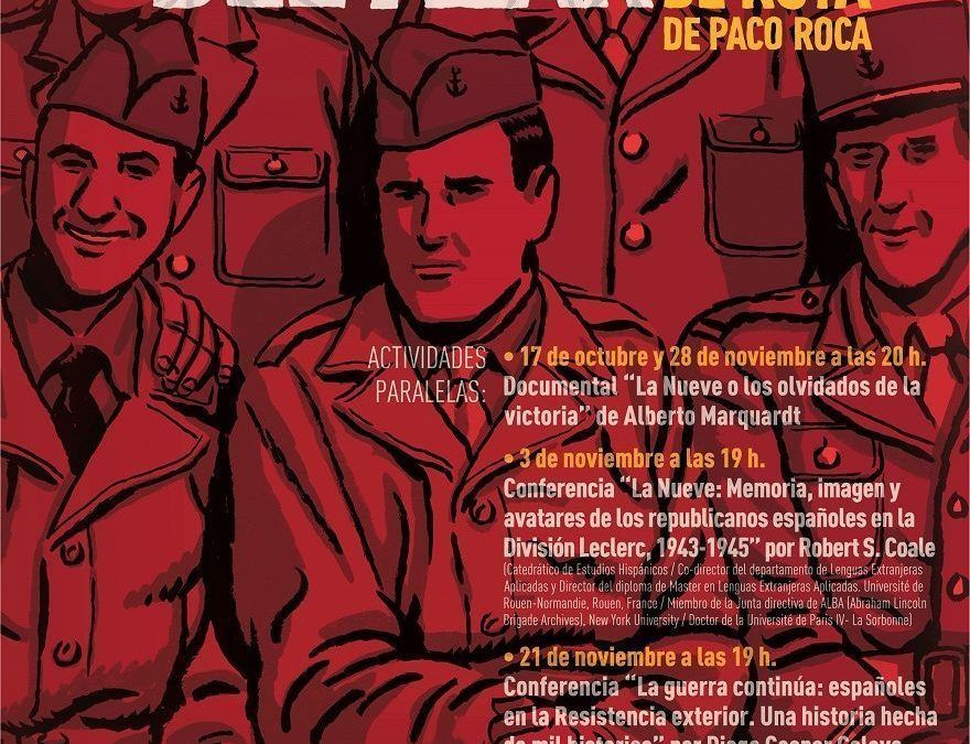 En el Centro Cultural Eduardo Úrculo de Valencia, exposición,conferencias y documentales sobre La Nueve y los exiliados españoles.