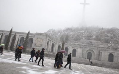 Los eurodiputados, tras su visita al Valle de los Caídos
