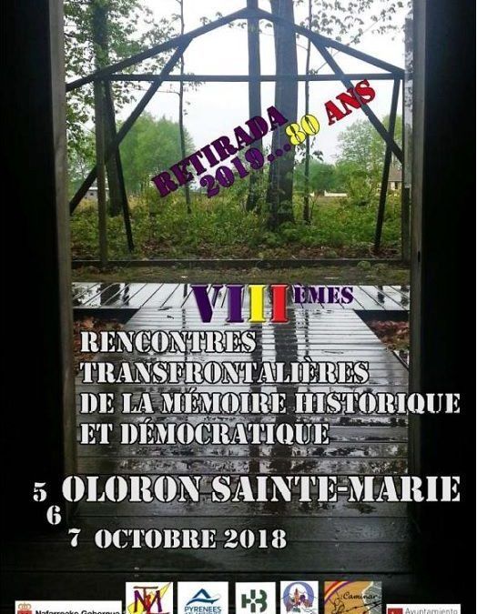 RECONTRES TRANSFONTALIERS DE LA MEMOIRE HISTORIQUE ET DEMOCRATIQUE