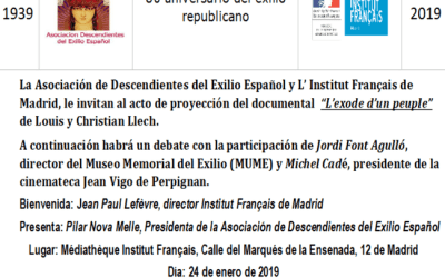 Proyección del documental «L´exode d´un peuple»