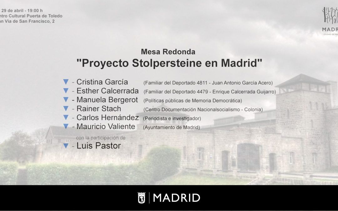 Proyecto Stolpersteine en Madrid
