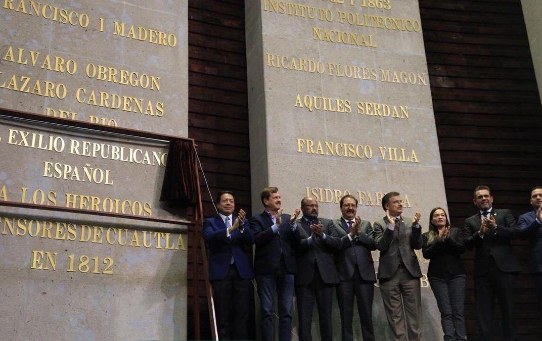La Camara de Diputados de Mexico Conmemora el Exilio Repúblicano Español