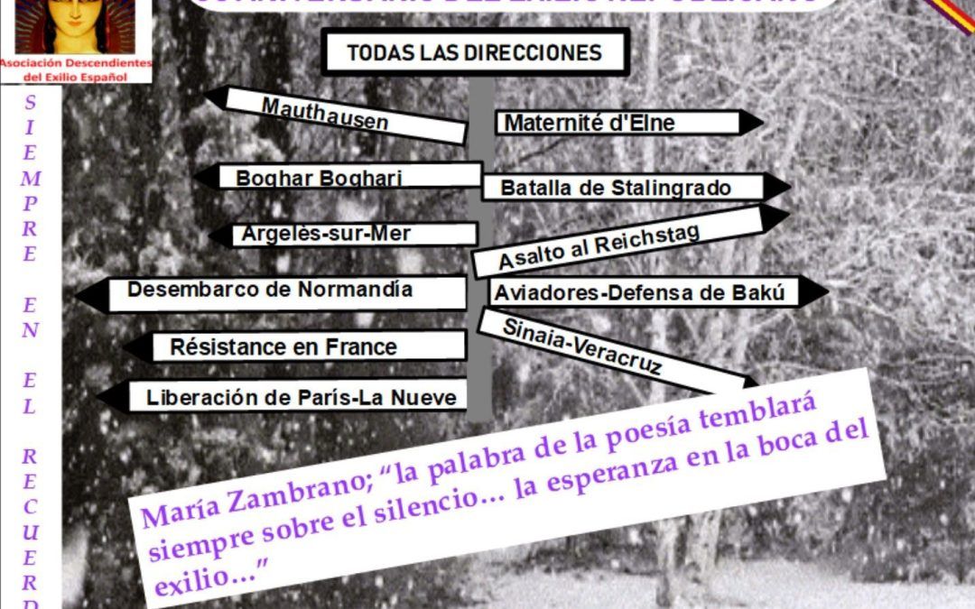 80 ANIVERSARIO DEL EXILIO REPUBLICANO