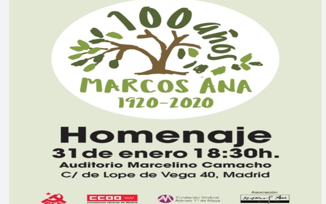 CENTENARIO DE MARCOS ANA: LA EXCEPCIONALIDAD DE UN HOMBRE NORMAL